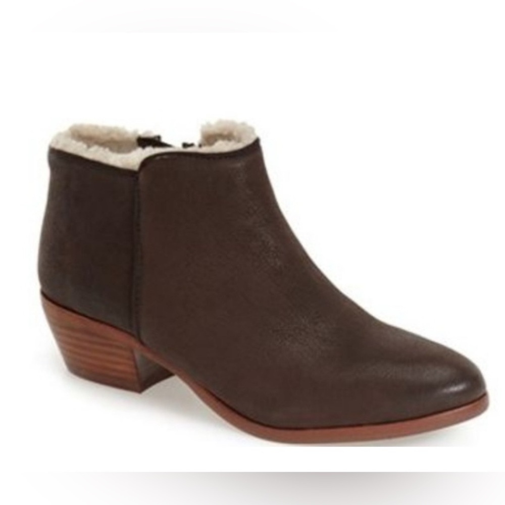 Sam Edelman Petty Shearling Leather Booties